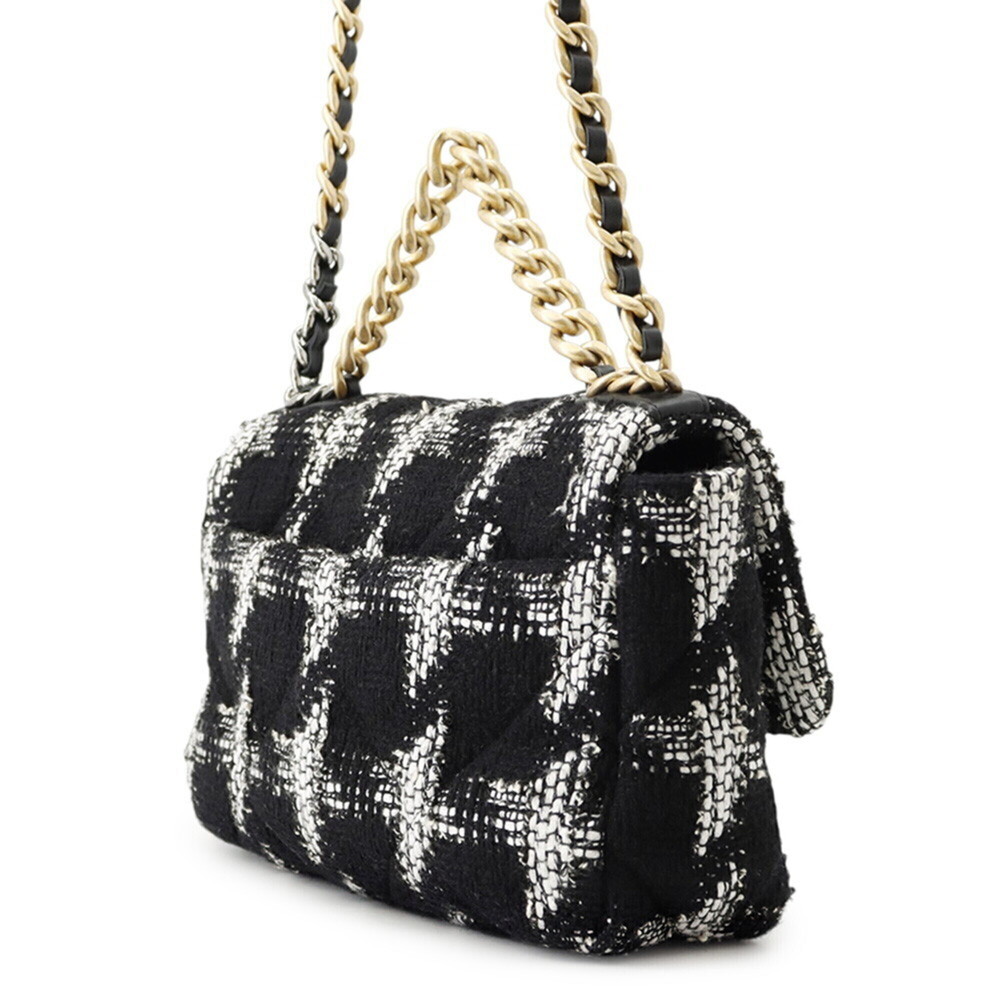 Chanel Chain Shoulder Bag CHANEL19 Flap Coco Mark Tweed AS1160 CHANEL Handbag... - Picture 2 of 15